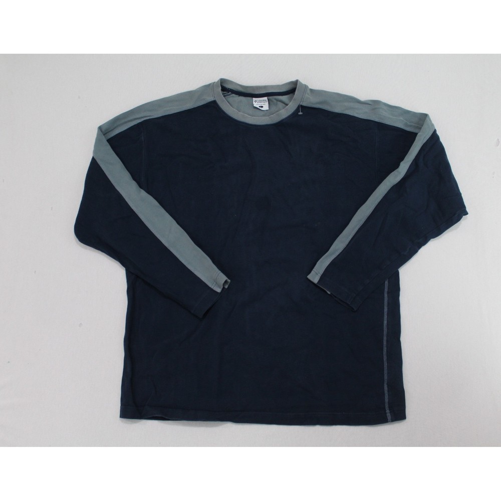 Columbia Men Blue Sweatshirt Long Sleeve Size Large